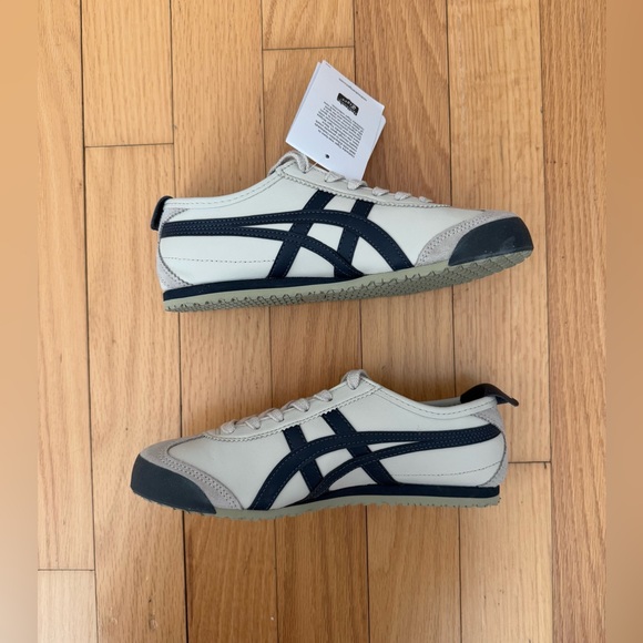 Onitsuka Mexico 66 Birch Peacoat beige navy shoes - Picture 7 of 10